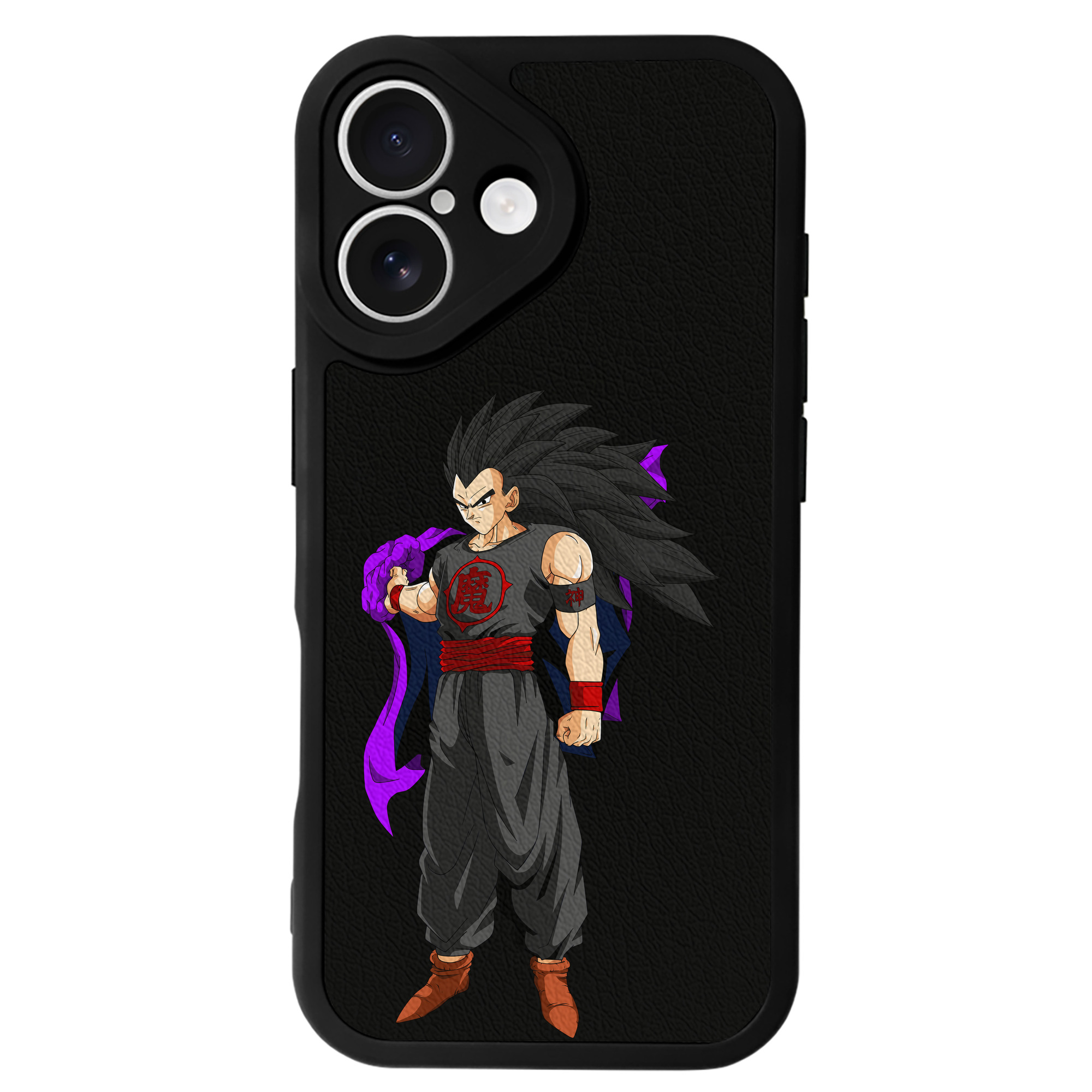 （画像用） ドラゴンボール ベジータ四世（Bejīta Yonsei）DRAGON BALL Vegeta IV 【iPhone 16シリーズ対応】シリコンスマホケース（レザー調） 材質：シリコン